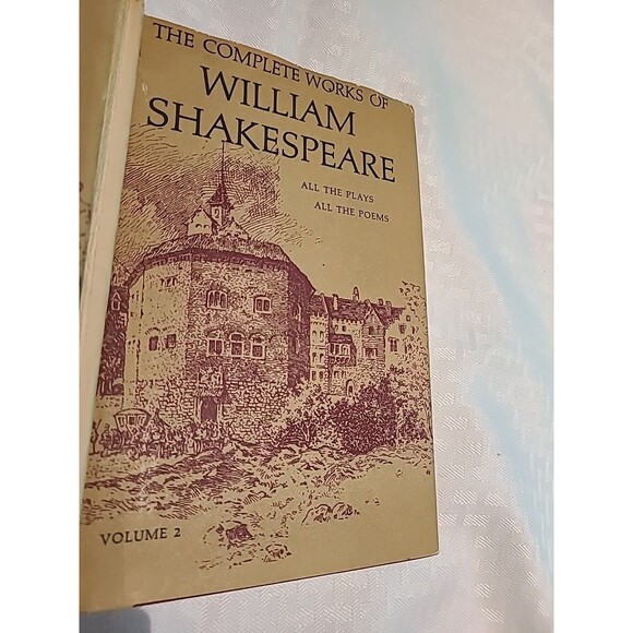 The Complete Works Of WILLIAM SHAKESPEARE Volumes 1 & 2 Set,  Book Club. Ed. - Picture 5 of 9